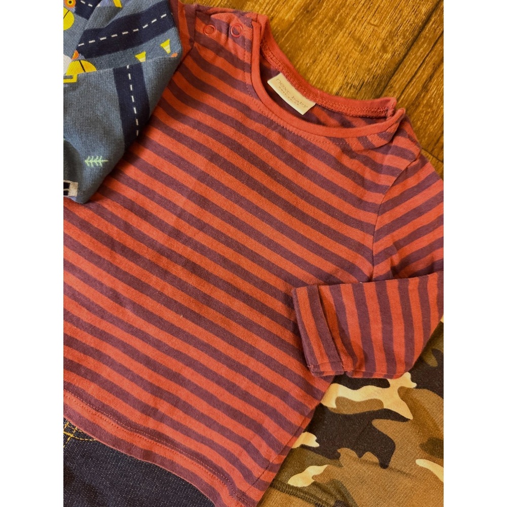 Baby Boy 3 Months Outfits Lot Jeans Sweat Pants Shirts Long Sleeved Clothes Camo - Picture 7 of 16